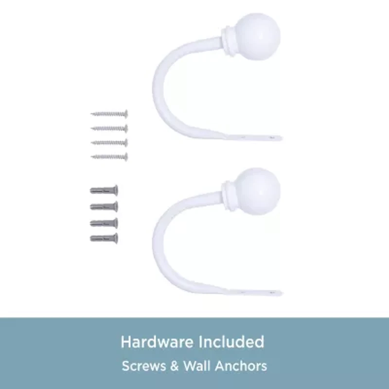 Kenney Chelsea Ball End 2-pc. Curtain Holdback