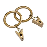 Kenney 1.25" 14-pc. Curtain Rings