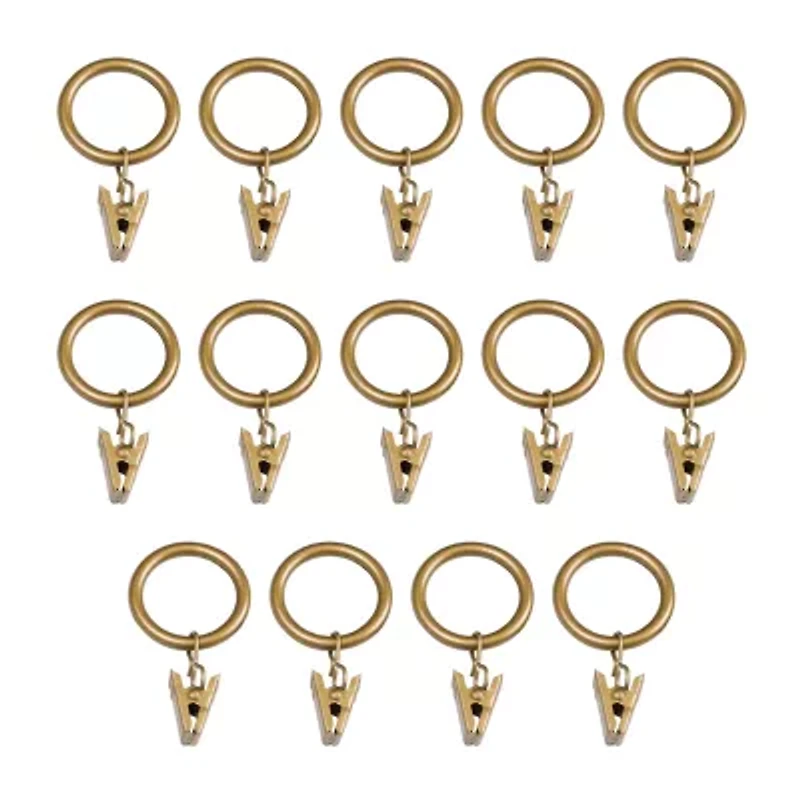 Kenney 1.25" 14-pc. Curtain Rings