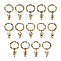 Kenney 1.25" 14-pc. Curtain Rings
