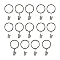 Kenney 1.25" 14-pc. Curtain Rings