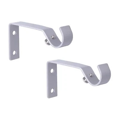 Kenney 5/8" Fixed 2-pc. Curtain Rod Brackets