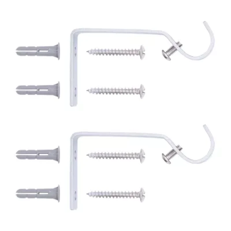 Kenney 5/8" Fixed 2-pc. Curtain Rod Brackets