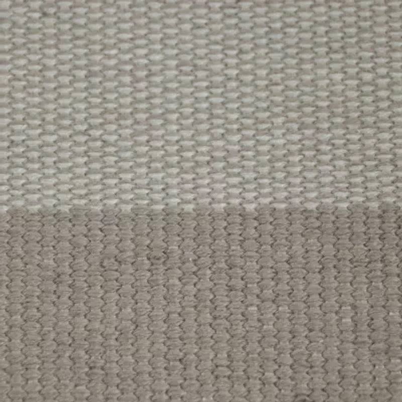 Riviera Home Grey Solid Cotton Rectangular Accent Indoor Rugs
