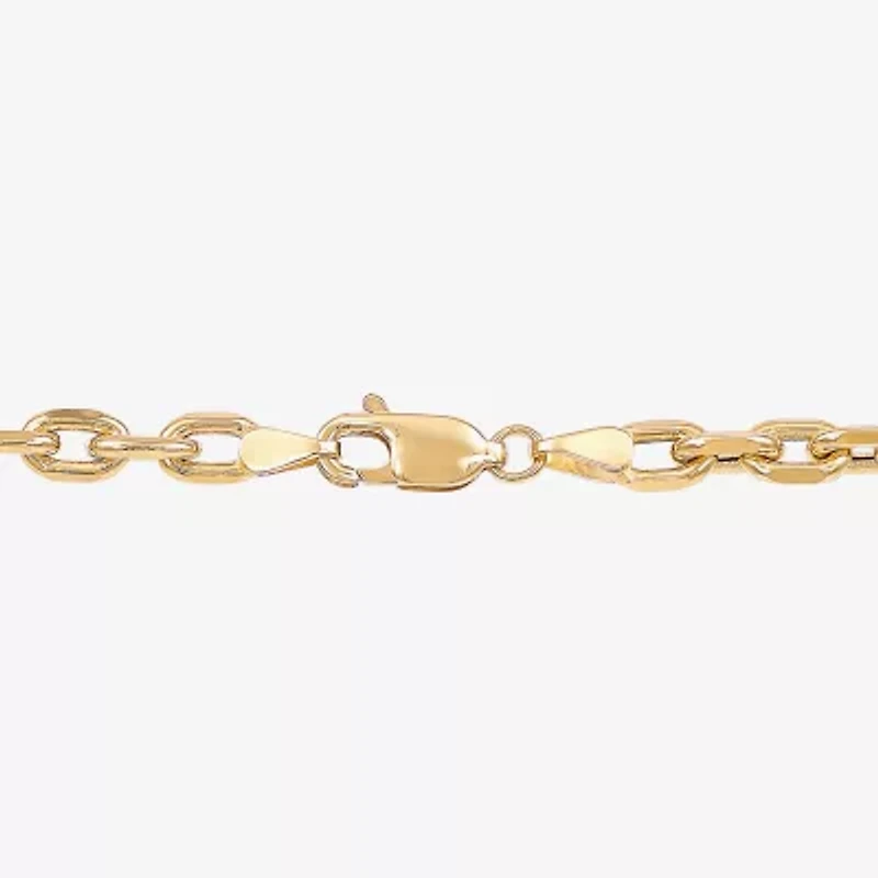 Made in Italy Unisex Adult 14K Gold 22 Inch Link Chain Necklace