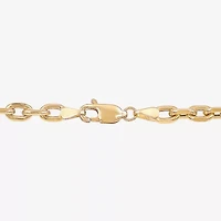 Made in Italy Unisex Adult 14K Gold 22 Inch Link Chain Necklace