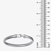 Paris 1901 By Charles Garnier Womens Cubic Zirconia Sterling Silver Bangle Bracelet