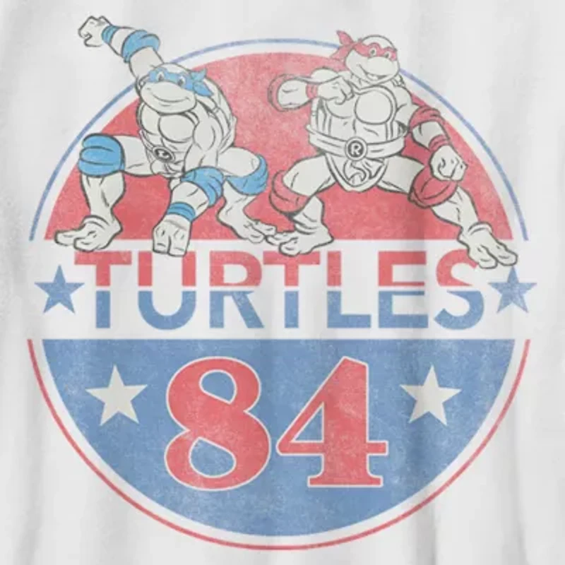 Little & Big Kid Boys Crew Neck Short Sleeve Regular Fit Teenage Mutant Ninja Turtles Graphic T-Shirt