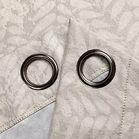 Regal Home Joelle Embossed Grommet Top Energy Saving Blackout Set of 2 Curtain Panel