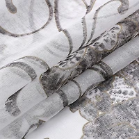 Regal Home Santana Printed Grommet Top Sheer Set of 2 Curtain Panel