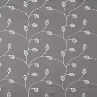 Regal Home Trenton Embroidered Grommet Top Energy Saving Blackout Set of 2 Curtain Panel