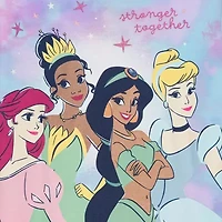 Disney Collection Little & Big Kid Girls Crew Neck Short Sleeve Regular Fit Princess Graphic T-Shirt