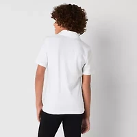 Thereabouts Little & Big Kid Boys Short Sleeve Regular Fit Polo Shirt