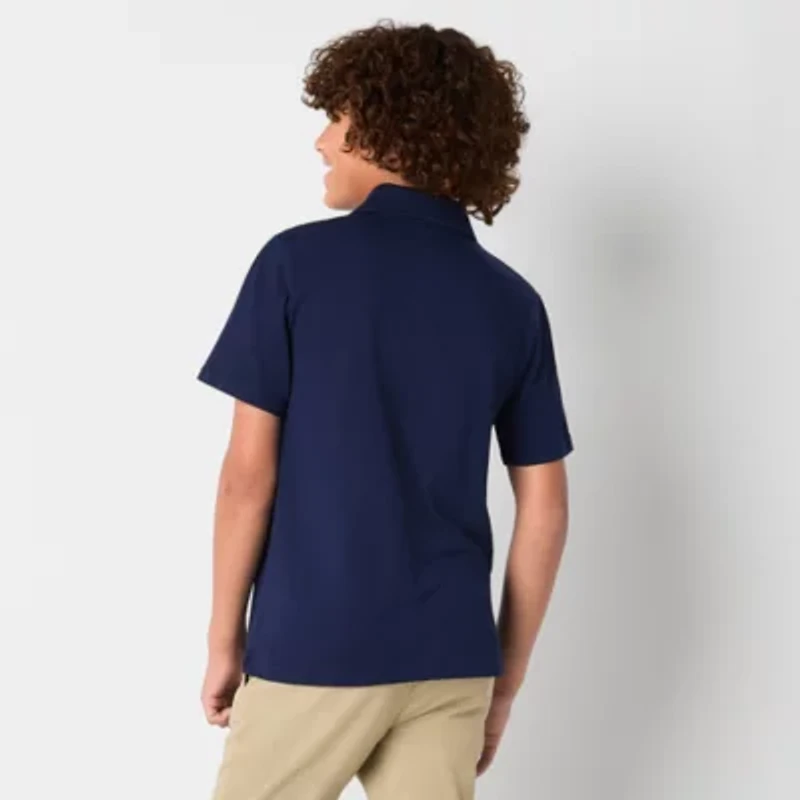 Thereabouts Little & Big Kid Boys Short Sleeve Regular Fit Polo Shirt