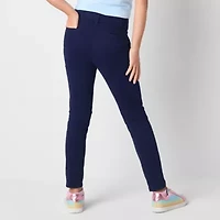 Thereabouts Little & Big Kid Girls Straight Fit Flat Front Pant