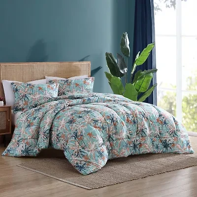 Caribbean Joe Hawaiian/Tropical 3-pc. Lightweight Comforter Set
