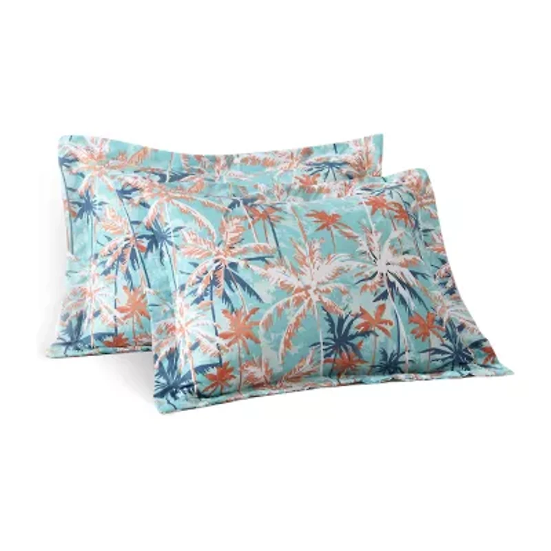 Caribbean Joe Hawaiian/Tropical 3-pc. Lightweight Comforter Set