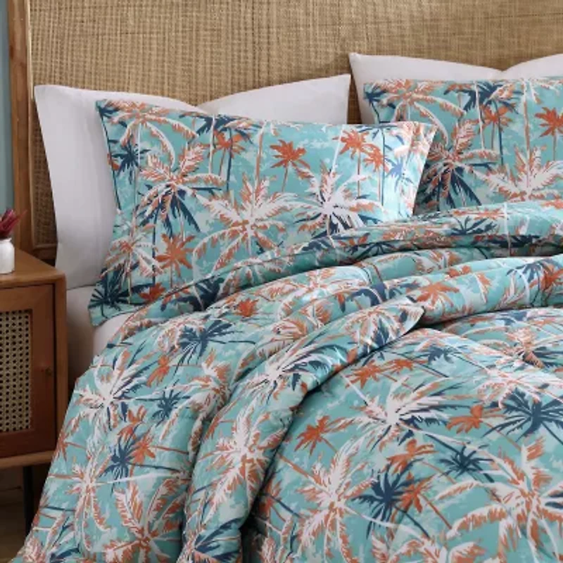 Caribbean Joe Hawaiian/Tropical 3-pc. Lightweight Comforter Set