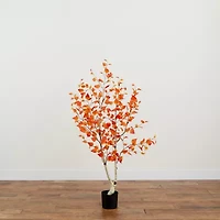 Nearly Natural 5ft Autumn Birch Artificial Tree