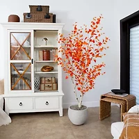 Nearly Natural 6ft Autumn Birch Indoor Artificial Tree