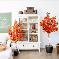 Nearly Natural 5ft Autumn Oak Indoor Artificial Tree