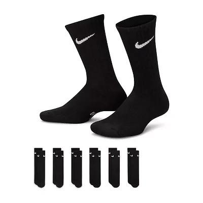 Nike Little & Big Kid Boys 6 Pair Crew Socks