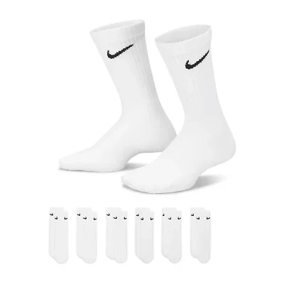 Nike Unisex 6 Pair Crew Socks