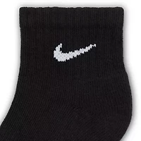 Nike 6 Pair Quarter Ankle Socks Boys