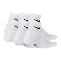 Nike Boys 6 Pair Quarter Ankle Socks