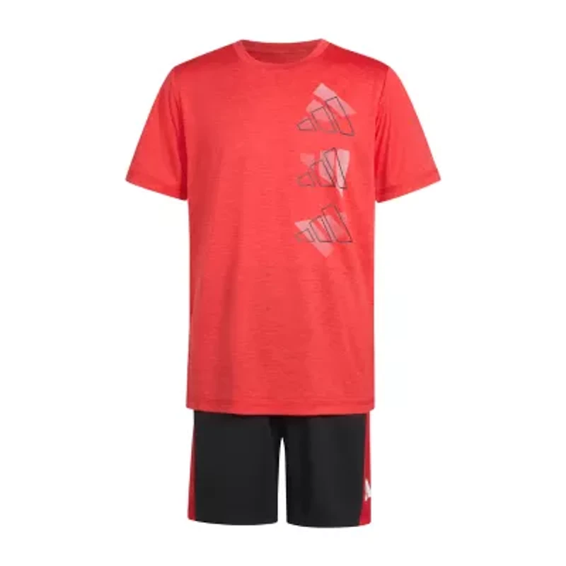 adidas Big Kid Boys 2-pc. Short Set