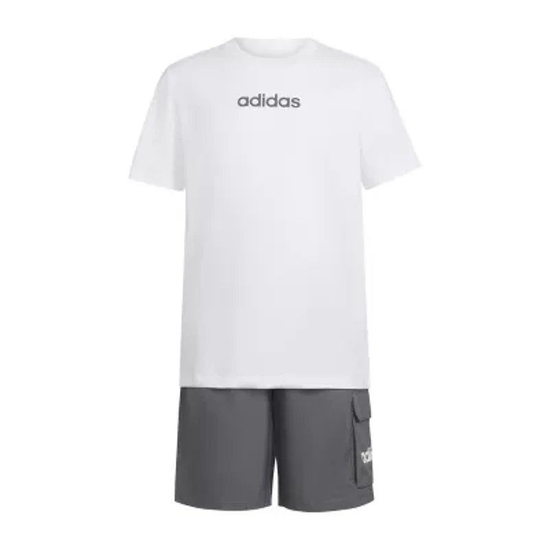adidas Big Kid Boys 2-pc. Short Set