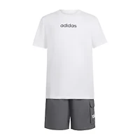 adidas Big Kid Boys 2-pc. Short Set