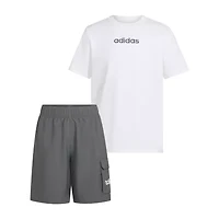 adidas Big Kid Boys 2-pc. Short Set