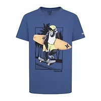 Hurley Big Kid Boys Crew Neck Short Sleeve Regular Fit Graphic T-Shirt