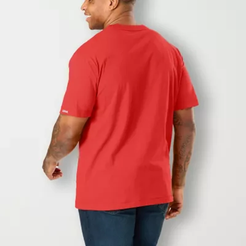 Berne Lightweight Performance Mens Crew Neck Short Sleeve Moisture Wicking Pocket T-Shirt