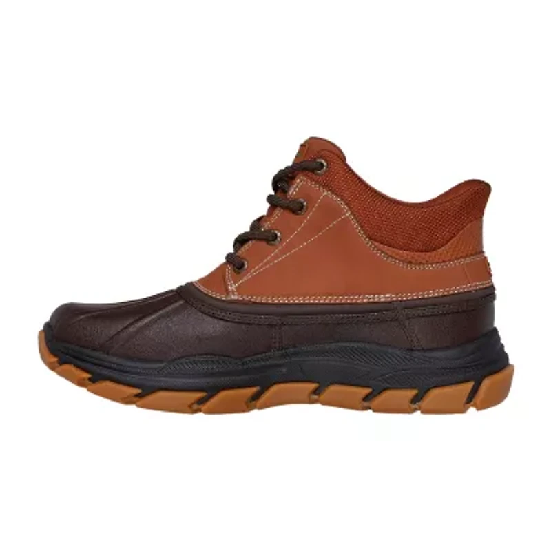 Skechers Hands Free Slip-Ins Mens John Deere Swamper Duck Waterproof Slip Resistant Flat Heel Rain Boots