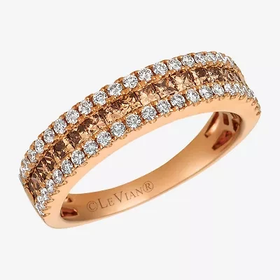 Le Vian Grand Sample Sale Le Vian Grand Sample Sale Womens 4.5MM 7/8 CT. T.W. Natural Champagne Diamond 14K Rose Gold Band
