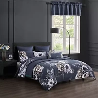 Bebejan Forget Me Not 100% Cotton Sateen 5 Piece Reversible Comforter Set