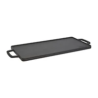 Smith & Clark Cast Iron Reversible 20X10 Grill Griddle