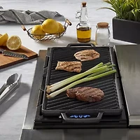 Smith & Clark Cast Iron Reversible 20X10 Grill Griddle