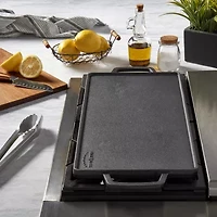 Smith & Clark Cast Iron Reversible 20X10 Grill Griddle