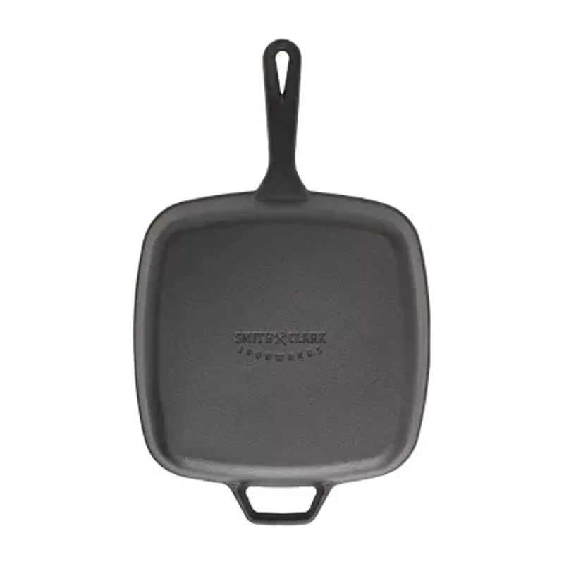 Smith & Clark Cast Iron 11" Frying Pan with Assist Handle