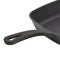 Smith & Clark Cast Iron 11" Frying Pan with Assist Handle