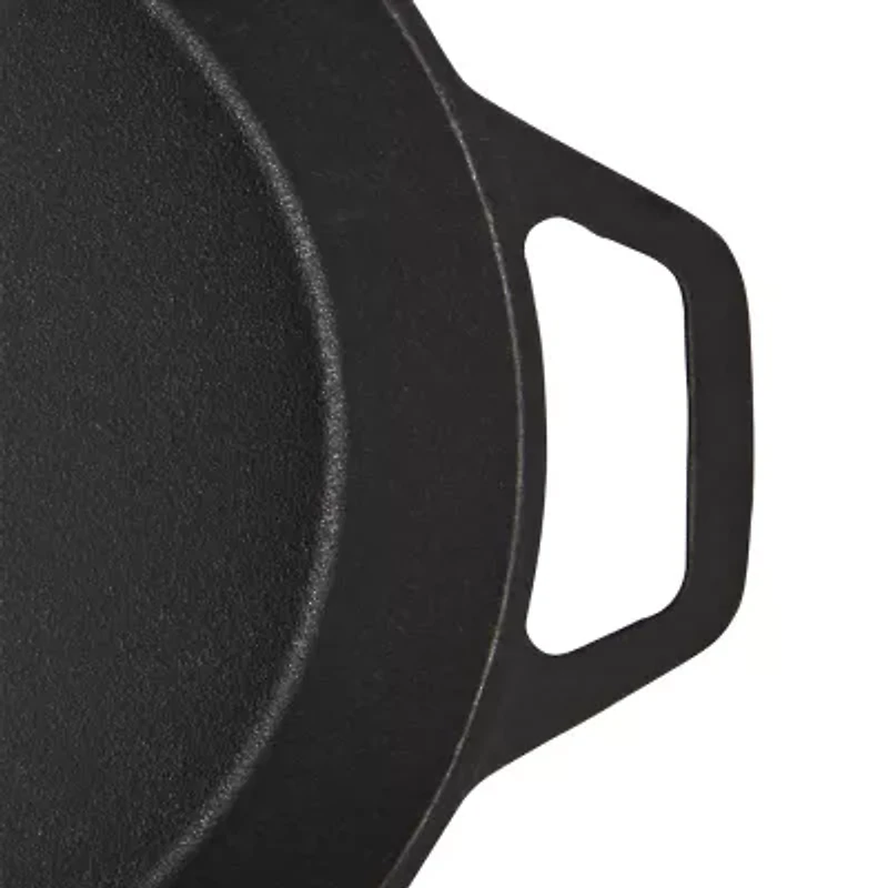 Smith & Clark Cast Iron 10" Frying Pan with Assist Handle