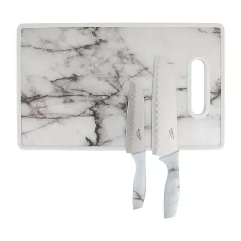 Gibson Home Beaumont 3-pc. Cutting Board and Knife Set