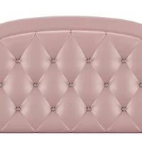 Karley Button-Tufted Faux-Leather Headboard