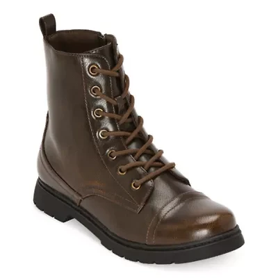 Arizona Jean Co Womens Queen Flat Heel Combat Boots