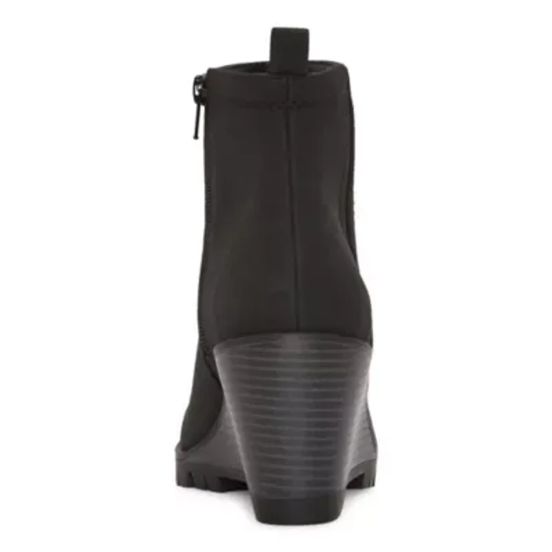 St. John's Bay Womens Pine Wedge Heel Booties