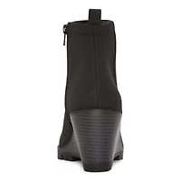 St. John's Bay Womens Pine Wedge Heel Booties