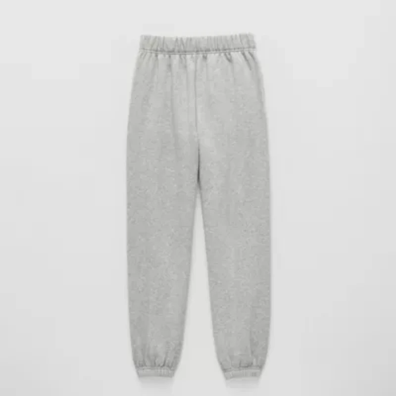 Xersion Fleece Little & Big Kid Girls Cinched High Rise Regular Fit Jogger Pant